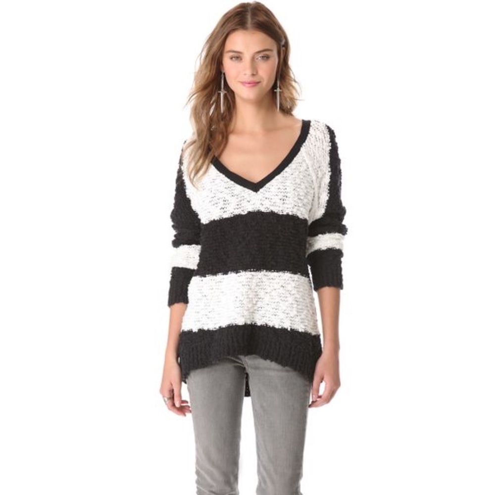 Free People Stripe Songbird Pullover - image 3